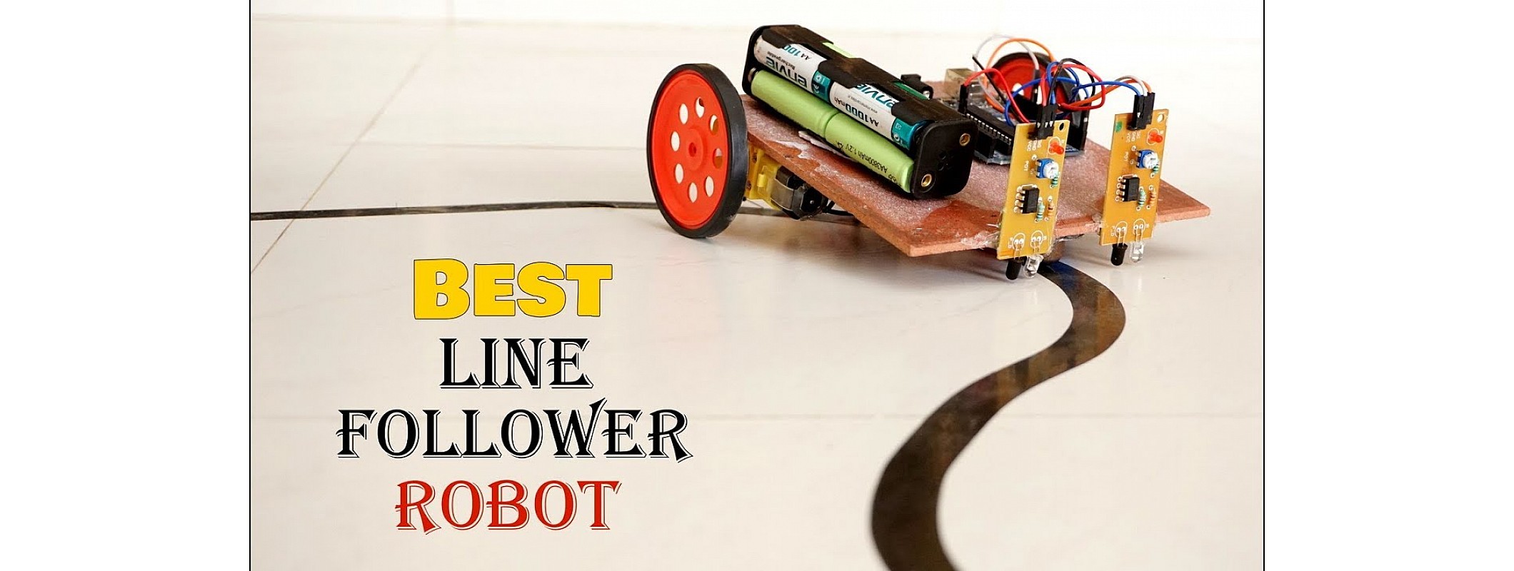 How to make a line follower robot Circuit Diagram