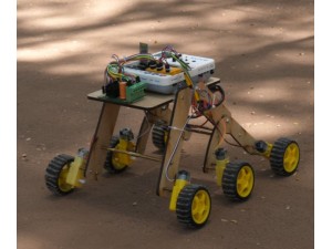 Staircase climbing car using Arduino