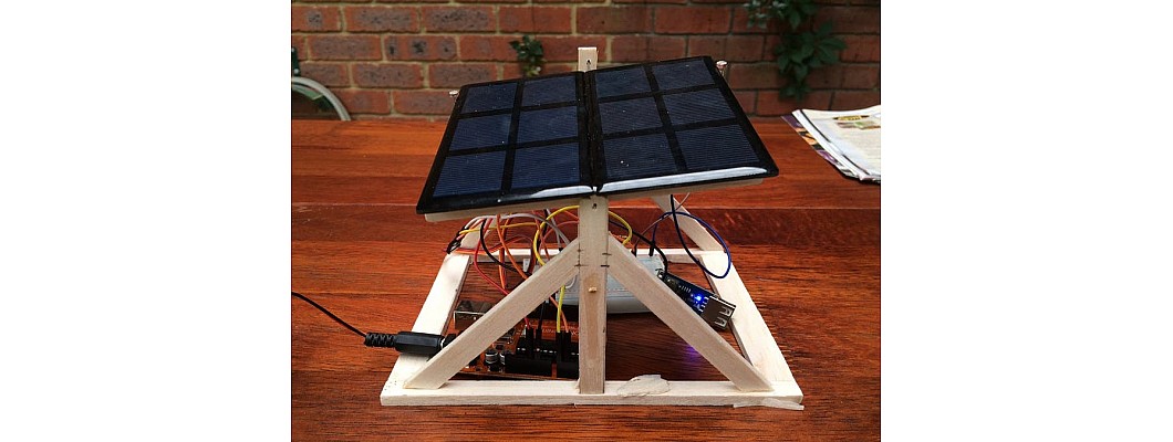 Sun tracking solar panel using Arduino