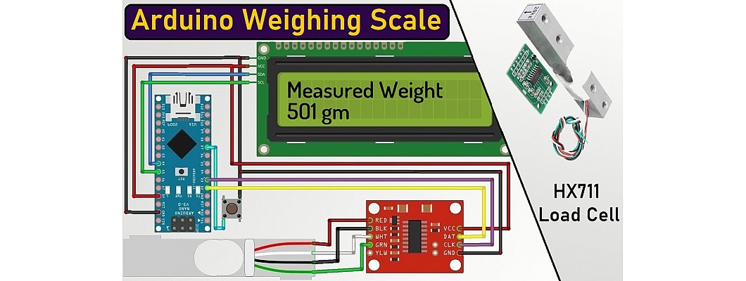 Weighing machine using Arduino