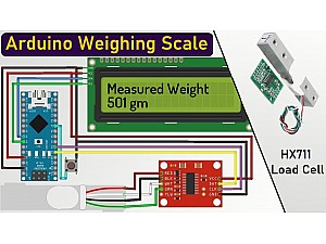 Weighing machine using Arduino