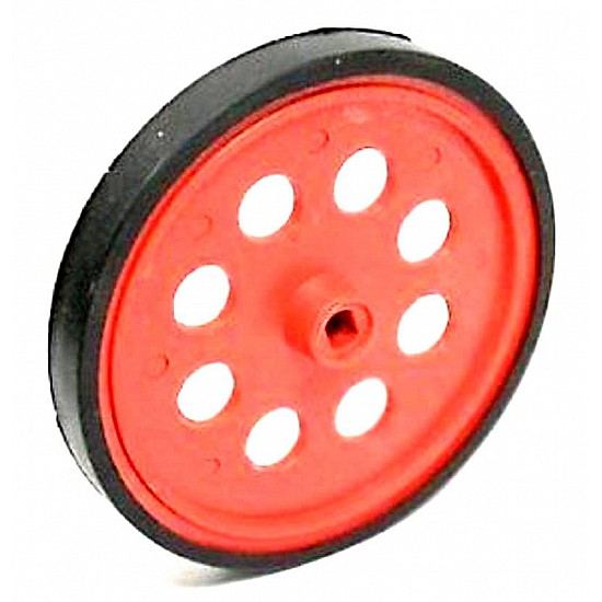 BO Gear Motor Wheel - Red - Robot Spare Parts -