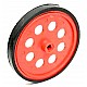 BO Gear Motor Wheel - Red - Robot Spare Parts -