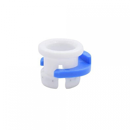 Bowden Tube Blue White Plastic Fixed Buckles 6mm