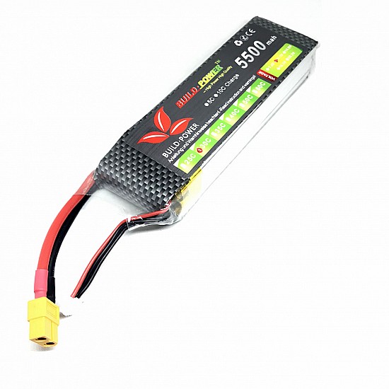 Zop Power LiPo Battery 11.1V 5500MAH 3S 30C - Battery and Charger - Multirotor