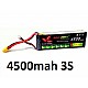 4500mah 11.1v 30C 3S Build Power Lipo Battery - Multirotor 4500mah 11.1v 30C 3S Build Power Lipo Battery - Battery and Charger - Multirotor