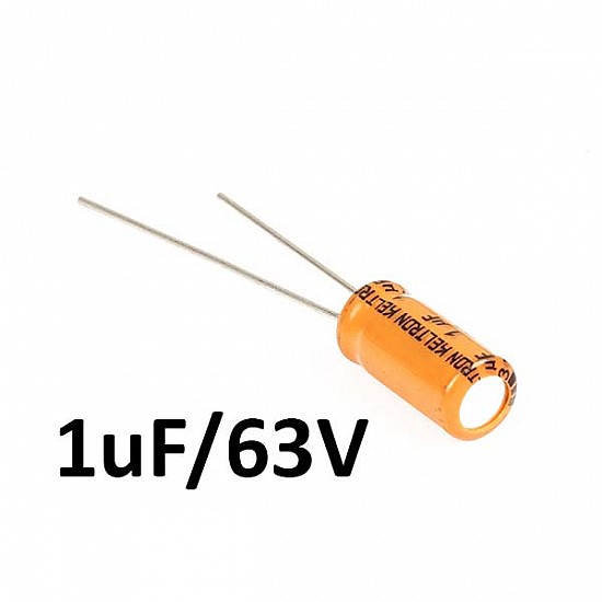 1uf / 63v Electrolytic Capacitor - Capacitors - Core Electronics