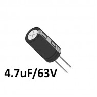 4.7uf / 63v Electrolytic Capacitor