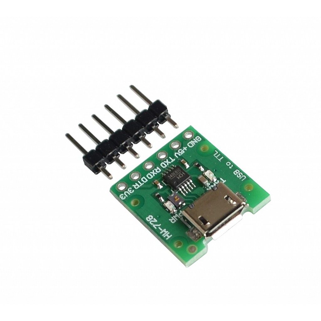 DollaTek 5pcs CH340 MSOP10 USB To TTL Module Can Be Used As Pro Mini