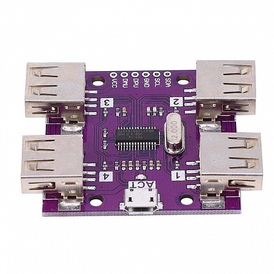 CJMCU-204 USB 2.0 HUB 4-Port High Speed Controller Module