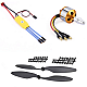 Combo of 1000KV Brushless Motor + 30A ESC + 1045 Propeller Pair