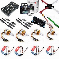 Quadcopter Drone Combo with Pixhawk Kit for beginner (Motor + ESC + Propeller + Flight Controller + Frame + TX-RX Flysky FSi6+ Power module + Belt) | FlyRobo