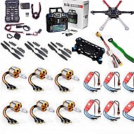 Hexacopter Drone Combo with Pixhawk Kit for beginner (Motor + ESC + Propeller + Flight Controller + Frame + TX-RX Flysky FSi6+ Power module + Belt) - FlyRobo