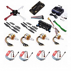 Quadcopter Drone Combo with APM 2.8 Kit for beginner (Motor + ESC + Propeller + Flight Controller + Frame + TX-RX + Power module + Belt) - FlyRobo