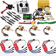 Quadcopter Drone Combo with NAZA M V2 Kit with 10ch FlySky FS-I6S TX-RX (Motor + ESC + Propeller + Flight Controller + Frame + TX-RX + Power module + Belt)