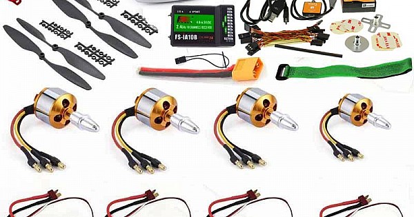 Quadcopter Drone Combo with NAZA M V2 Kit with 10ch FlySky FS-I6S TX-RX (Motor + ESC + Propeller + Flight Controller + Frame + TX-RX + Power module + Belt)