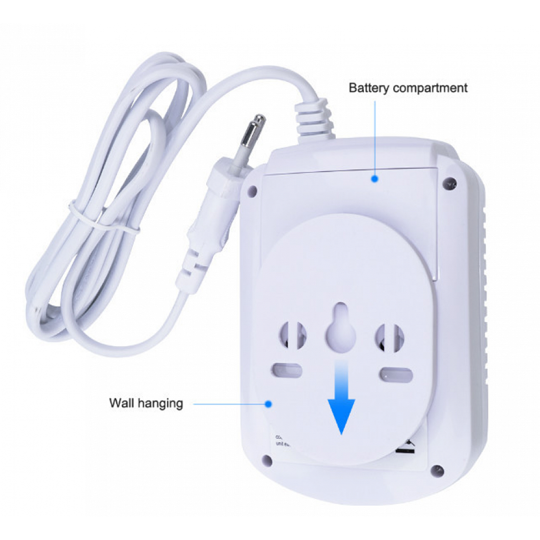 Combustible Gas Detector LPG, Natural Gas Leak Voice Warning Alarm Sensor