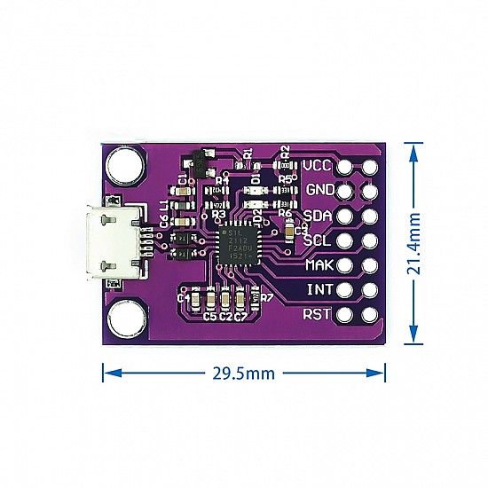 CP2112 Debug Board USB to I2C Communication Module for CCS811 Sensor