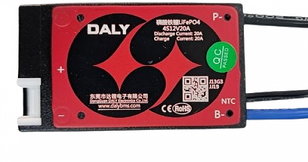 DALY 4S/20A BMS For LiFePO4 (LFP) batteries
