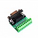 DB9 Female Screw Terminal to RS232 RS485 Conversion Board