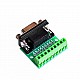 DB9 Male Screw Terminal to RS232 RS485 Conversion Board