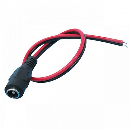 DC Jack Female Barrel Connector with Cable