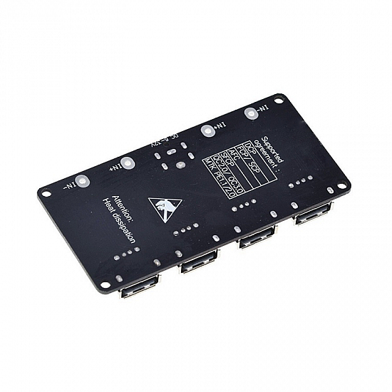 DC step-down QC2.0 QC3.0 Fast Charging 4 Ports Charging Board