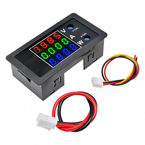 Digital Voltmeter with LCD Display, 10A at DC0-100V, Ammeter, Watt Meter Digital Voltmeter with LCD Display, 10A at DC0-100V, Ammeter, Watt Meter
