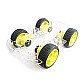 DIY Car Robot Kit - Chassis,4 x Motor,4 x Wheels and other Accessories - Robot Spare Parts -