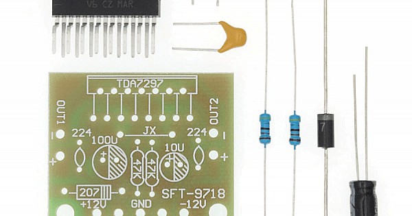 DIY TDA7297 Power Amplifier Board