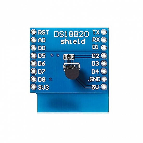 DS18B20 Temperature Measurement Sensor Shield for D1 MINI