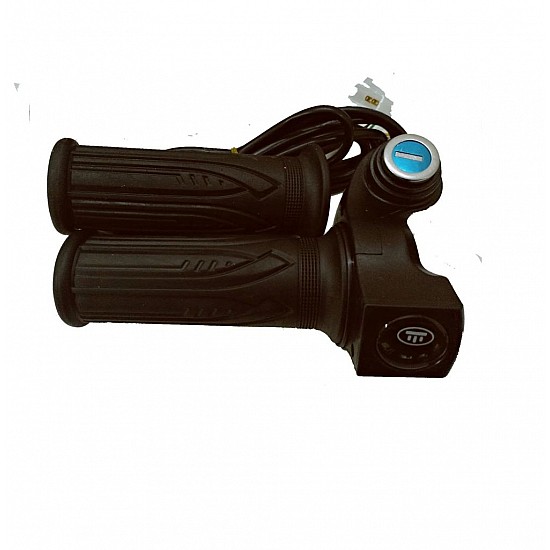 E-Bike Electric Throttle Grip Handlebar LED Indicator with Keys