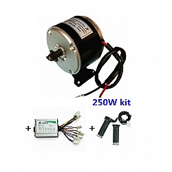 MY1016 250W Motor + Motor Controller + Twist throttle for DIY ELECTRIC BICYCLE KIT