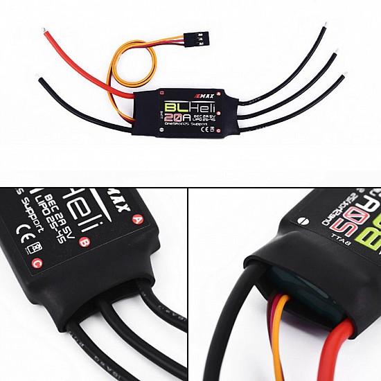 EMAX BLHeli 20A Brushless ESC for RC Model(High Quality)