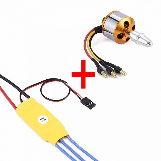 1000kv A2212 Brushless Motor with 30A ESC For RC Airplane / Quadcopter / Multirotor - Brushless Motor - Multirotor