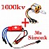 1000kv A2212 Brushless Motor with Simonk 30A ESC For RC Airplane / Quadcopter / Multirotor - FlyRobo