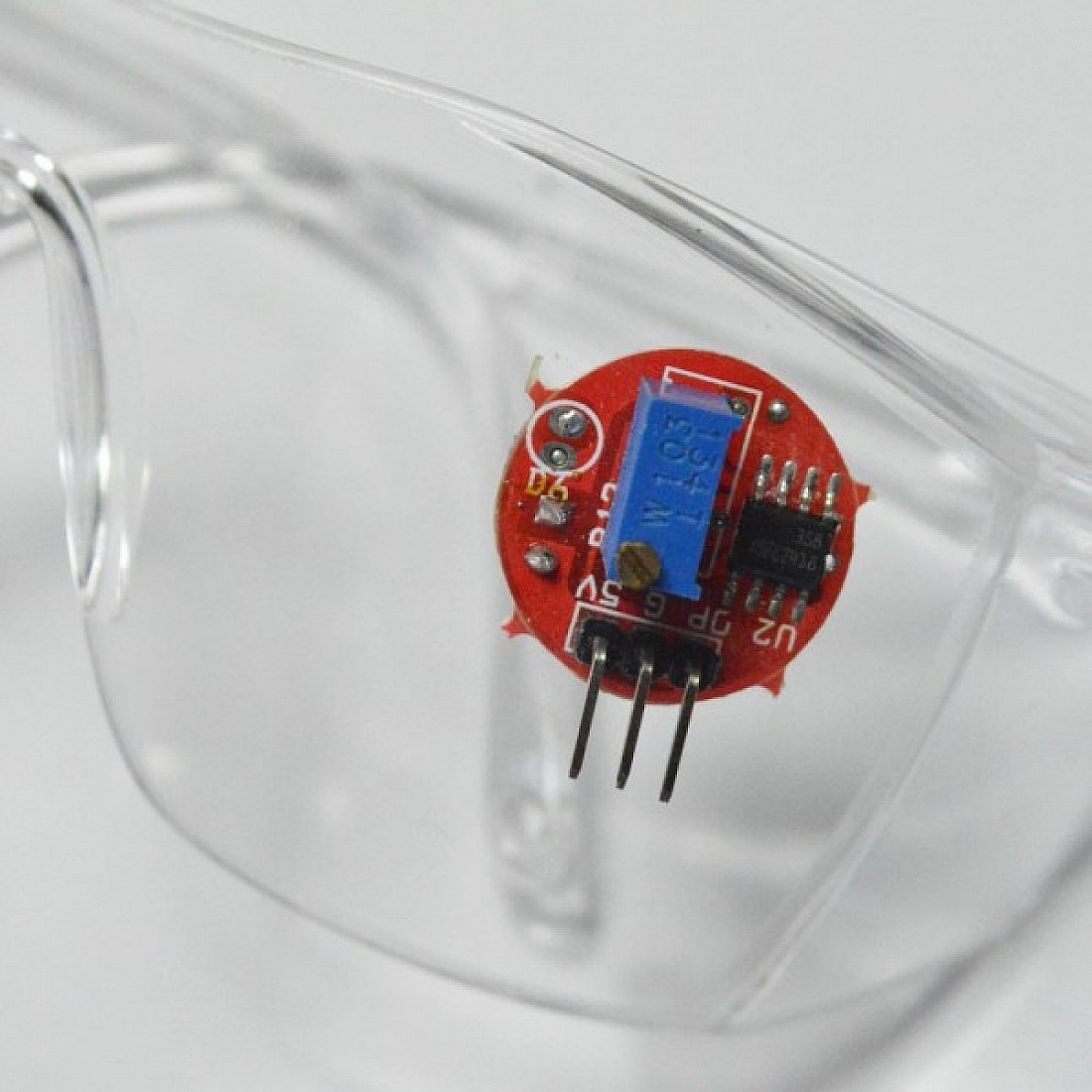 Infrared Eye Blink Sensor with Goggles Sensor