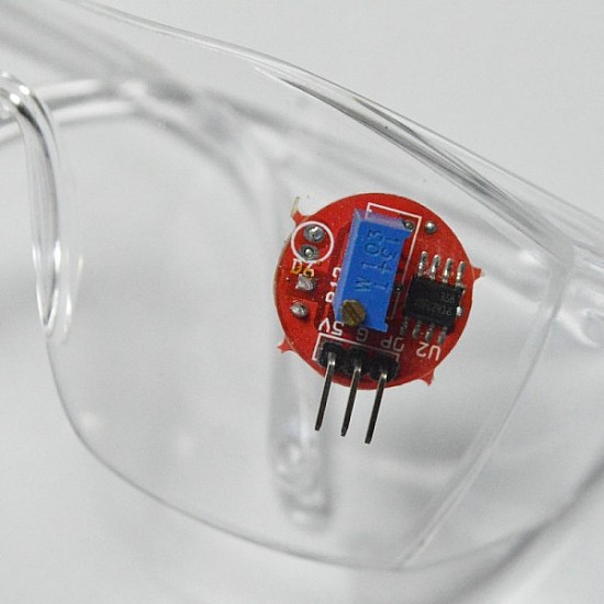 Infrared Eye Blink Sensor with Goggles - Sensor - Arduino