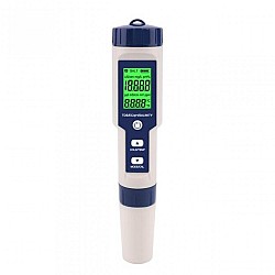 EZ9909 pH/TDS/EC/Salinity/Temperature 5-in-1 Pen-type Digital Water Quality Tester