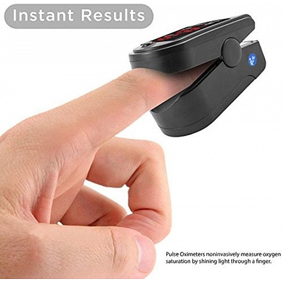 Fingertip Pulse Oximeter Black