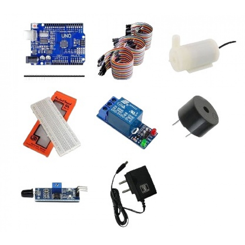 Arduino Fire Gun Fire protection DIY project kit using Arduino Uno R3 SMD | DIY Kit ...