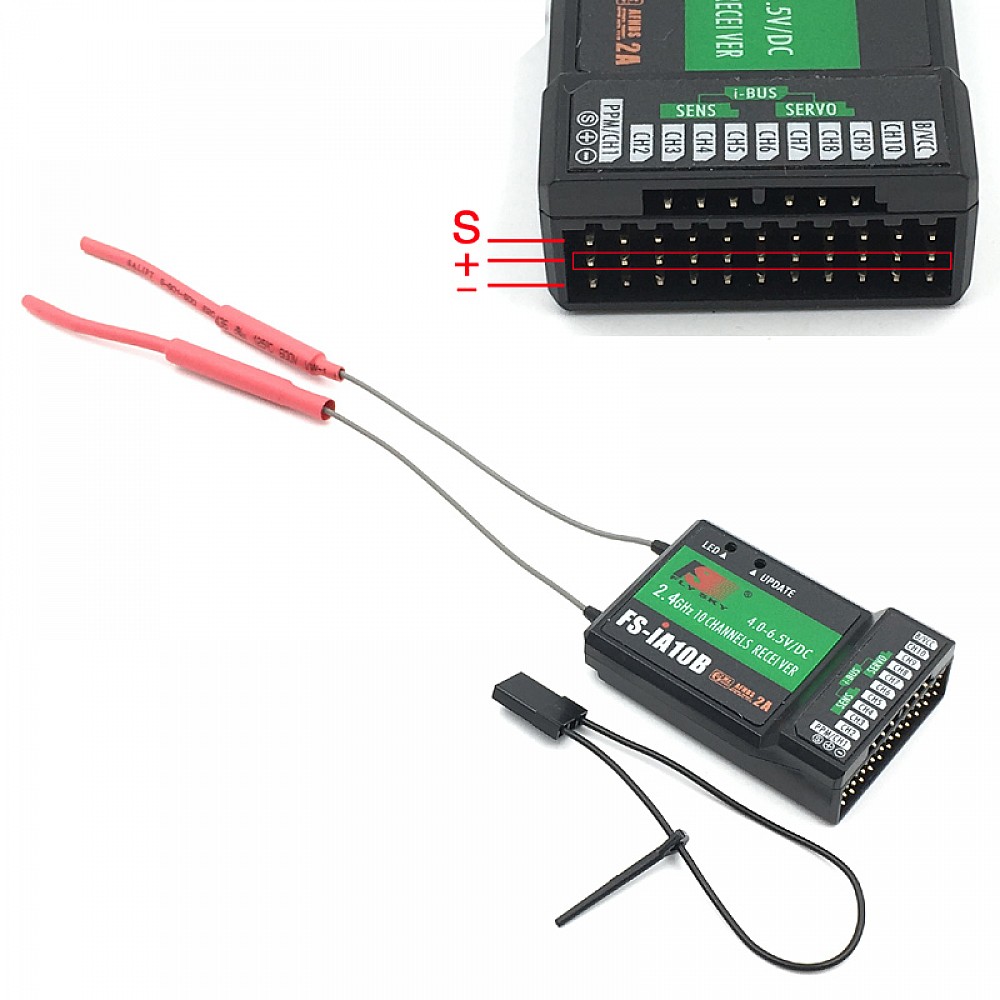 Flysky FS-i6X 2.4GHz 10CH AFHDS 2A RC Transmitter With FS-iA10B 2.4GHz ...
