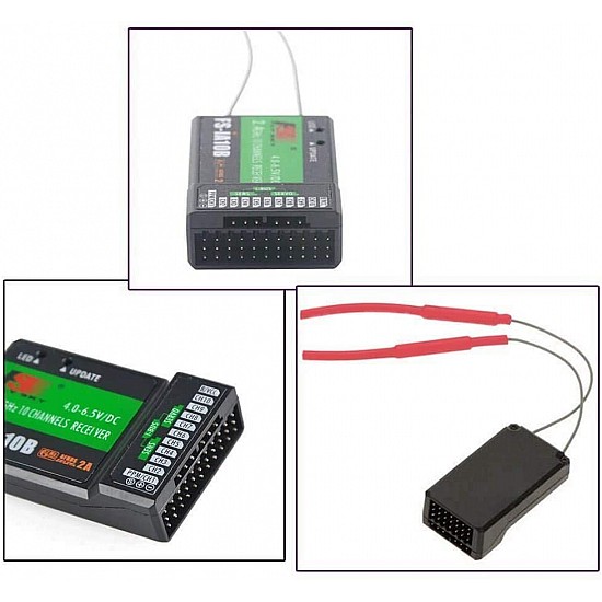 Flysky FS-iA10B 2.4Ghz 10CH Receiver PPM Output With iBus Port