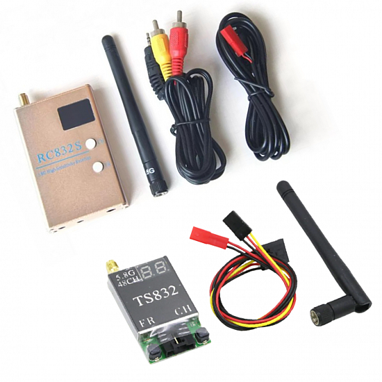 FPV 5.8G 600MW 48 Channel Wireless AV TX & RX TS832 RC832 - Wireless Audio Video Transmitter Receiver system - Multirotor FPV 5.8G 600MW 48 Channel Wireless AV TX & RX TS832 RC832 - Wireless Audio Video Transmitter Receiver system - FPV - Multirotor