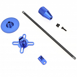 GPS Folding stand Antenna Metal Mount Holder - Blue