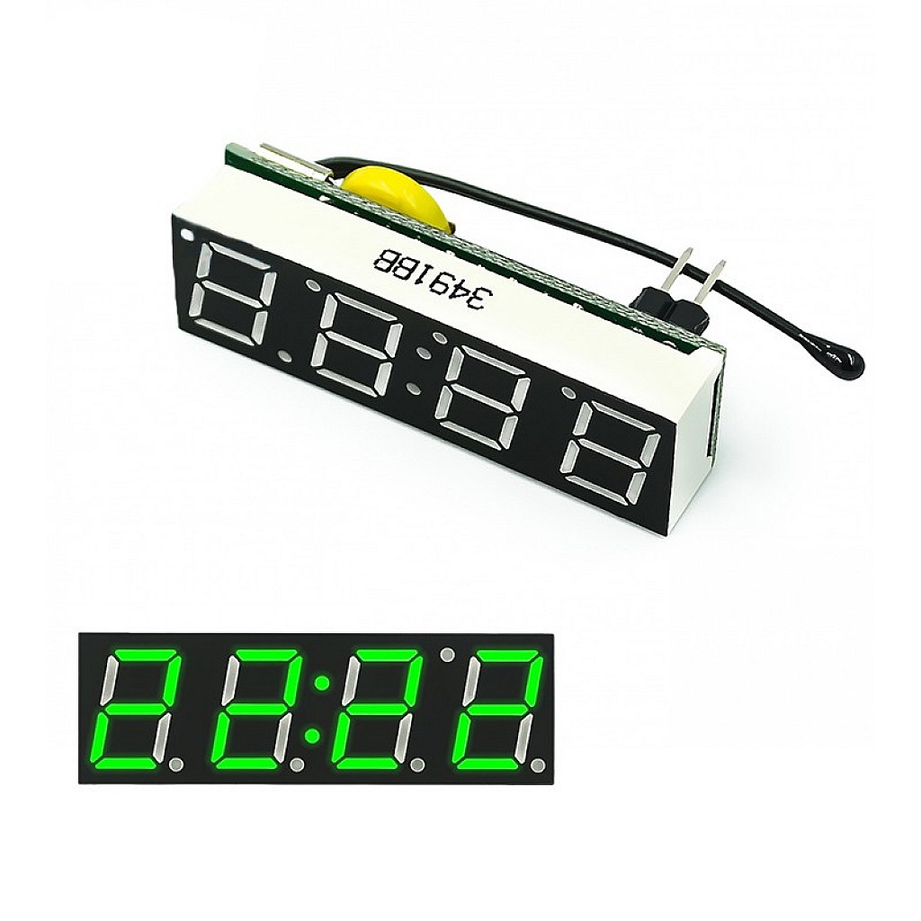 Green DS1302 Chip | RX8025 DS1302 LED Electronic Clock High Precision ...