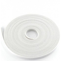 GT2 10mm White Open Loop Timing Belt for 3D Printer - 1 Meter