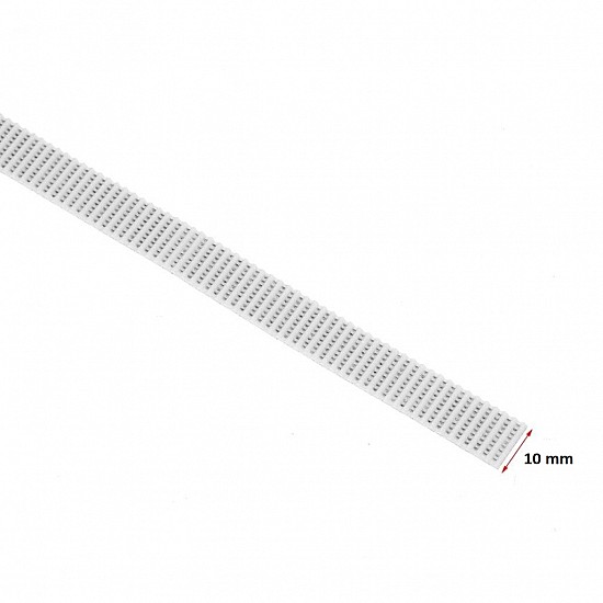 GT2 10mm White Open Loop Timing Belt for 3D Printer - 1 Meter