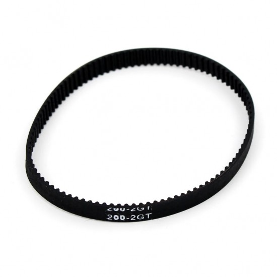 GT2 200mm Long Closed Loop 6mm Rubber Timing Belt for 3D Printer