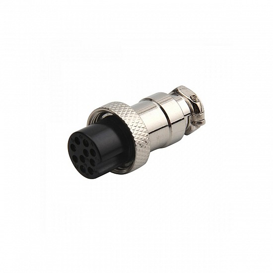 GX16 10 pin Female Core Aviation Socket Connector